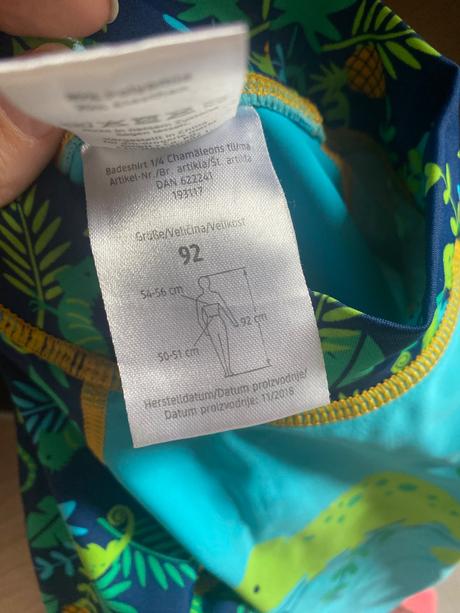 Plavkové tričko pusblu v.92, 92