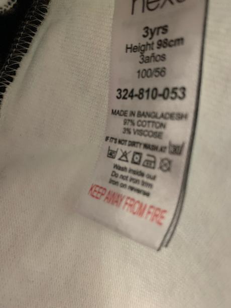 Tričko č. 98, next,98