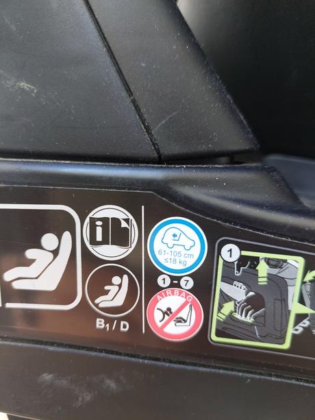 Britax römer dualfix m i-size 61-105cm, britax