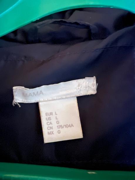 Tehotenská bunda hm, veľkosť l, h&m,l
