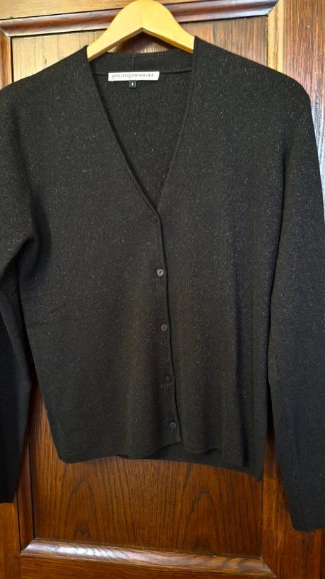 Metalický trblietavý kardigan - s, s