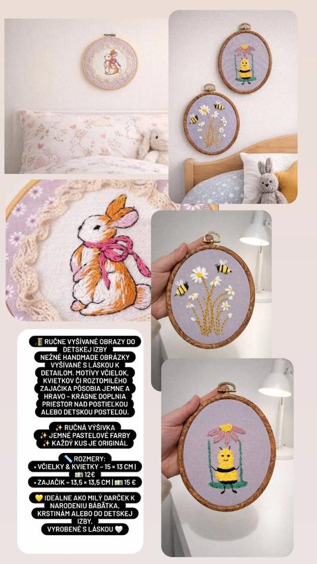 Ručne vyšívané kúsky, 