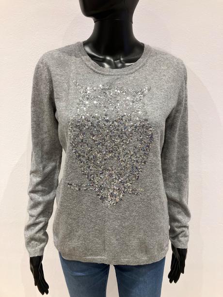 Dámsky sveter s flitrami (s), c&a,s