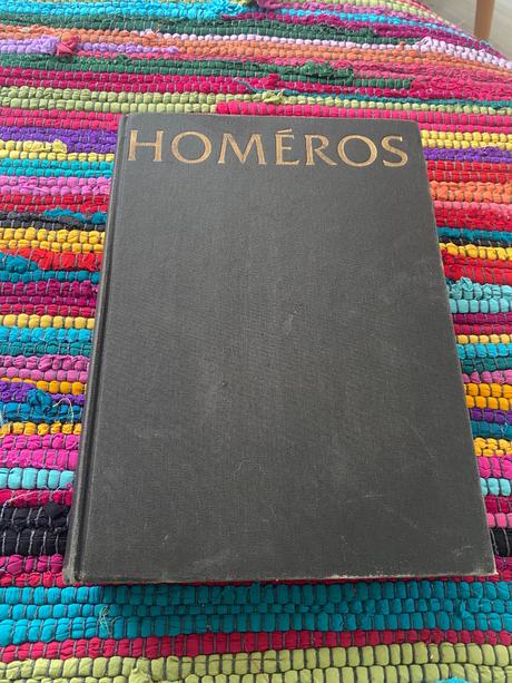 Krásna stará retro kniha homéros - ílias 1986, 