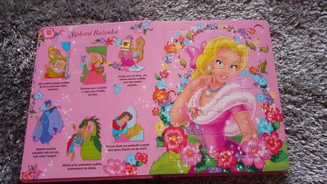 Knižka princezné- puzzle, 