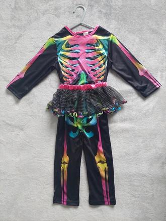 Kostra karnevalový komplet kostým veľ.92,