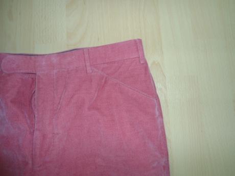 Cervene damske nohavice, l