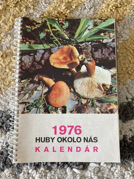 Huby okolo nás kalendár 1976 - aurel dermek,