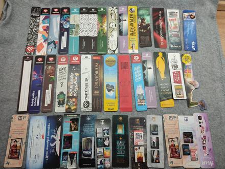 Záložky do kníh - martinus a iné,