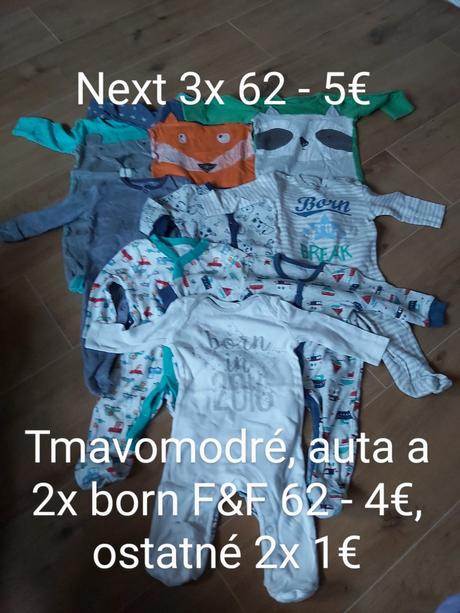 Oblečenie 62, 50–62