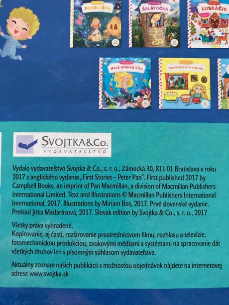 Peter pan - minirozprávky, 