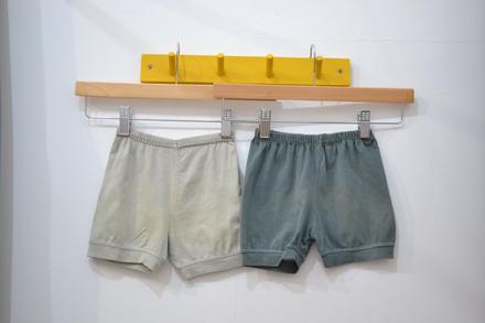 Detské šedé kraťasy 2 ks 74, 74