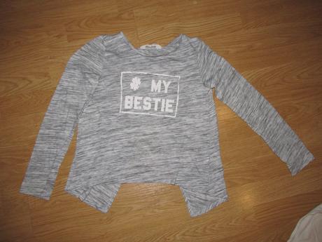 Šedé tričko v. 134/140, h&m,134