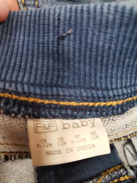 Dievčenské riflove kratase, f&f,86