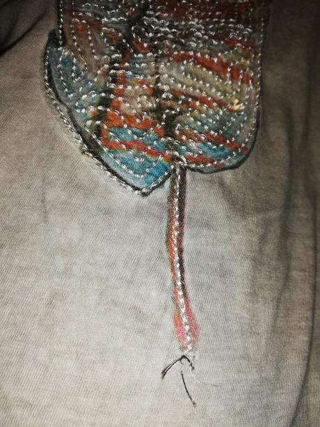 Tričko s 3d listom s, s