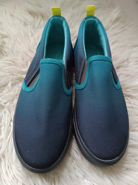 Plátené slip on tenisky., reserved,36