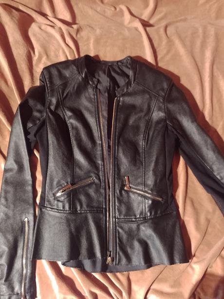 Koženková bunda, s