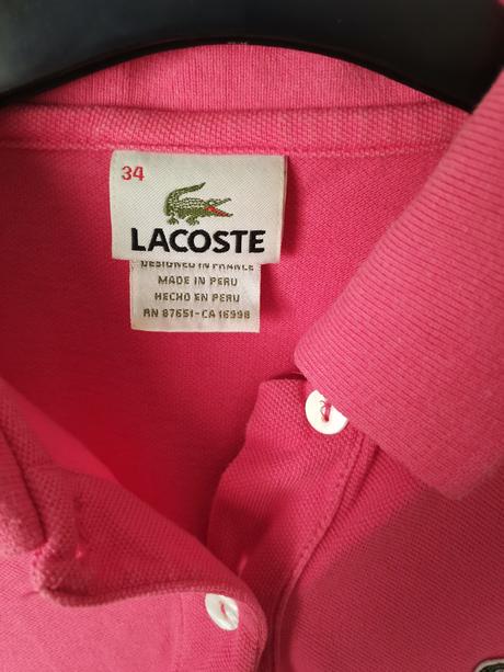 Tričko, lacoste,34