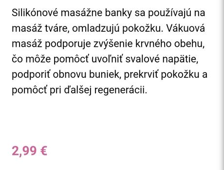 Masážna banka na tvár,