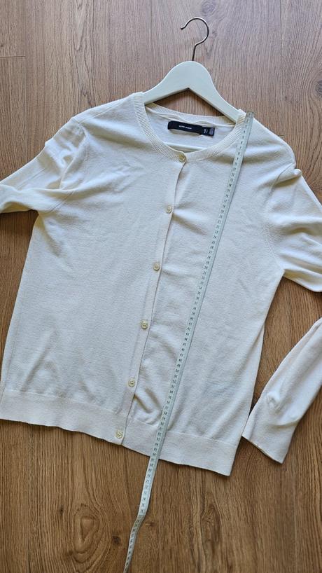 Vero moda smotanový pulóver s gombíkmi, vero moda,l
