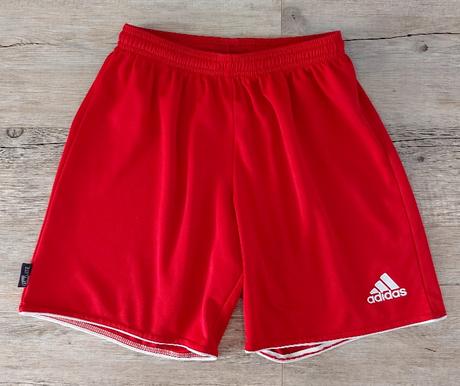 Červené športové kraťasy adidas, adidas,164