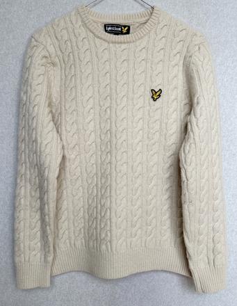 Lyle & scott vlnený pulóver, xs