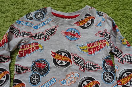 Pyžamo hot wheels, h&m,98
