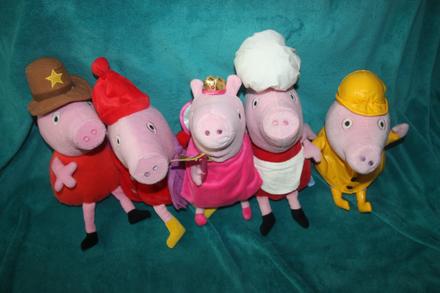 Peppa pig 5 ks, 