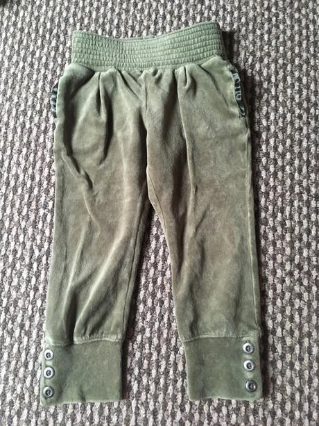 Hrubšie zamatové nohavice prenatal vel.9&, prénatal,98