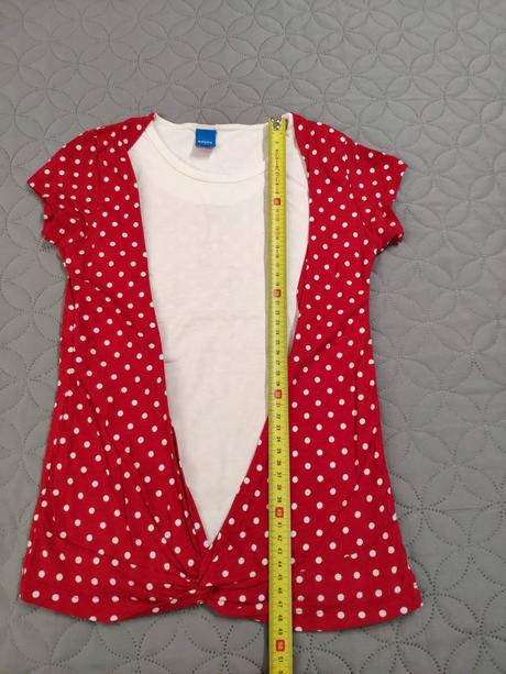 Bodkovane adams tricko v dvojvrstvovom vzhlade, adams,122