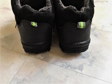 Teplé vysoké botasky s kožušinkou 43/44, 43