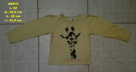 Tričko so žirafou, berti,98