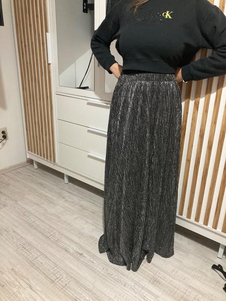 Dlhá trblietavá sukňa vhodná aj na ples, gate,s