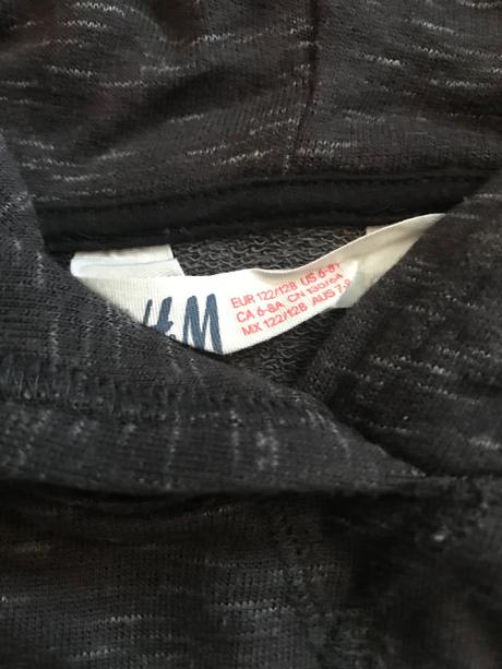 Mikinka motýlik 6-8 rokov, h&m,122