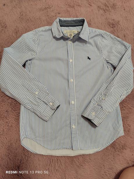 Pruzkovana h&m košeľa, l.o.g.g.,134