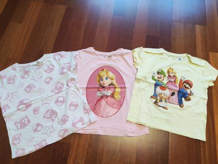 Tričká mário, h&m,128