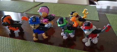 Figúrky labková patrola + rider, super stav, 