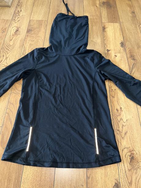 Čierna športová mikina, crivit,s