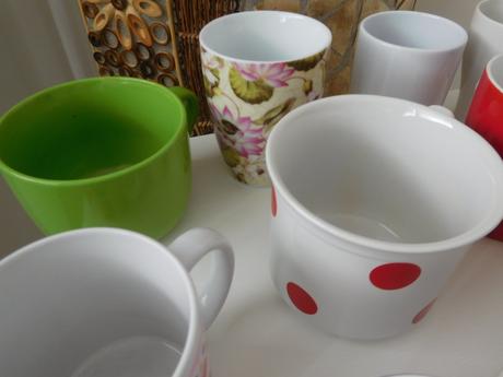 Šálky nové-nepoužívané, rozne,, 