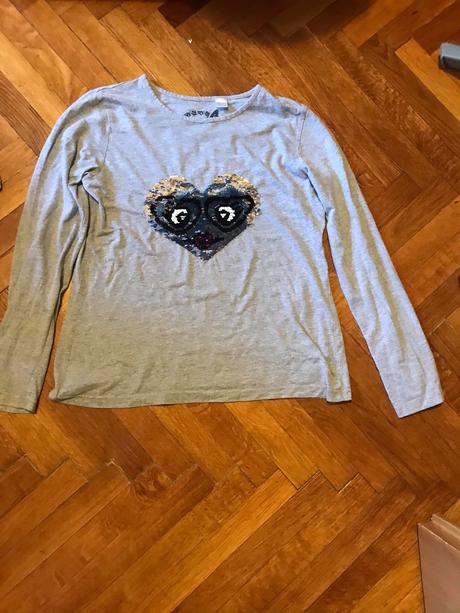 Tricko s pretacacim obrázkom 152-158, bonprix,164