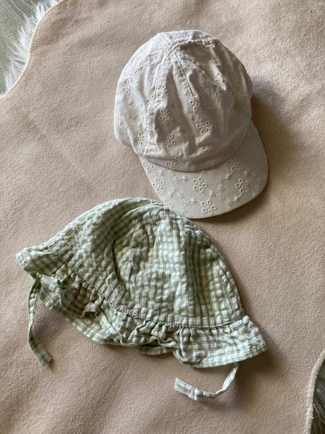 Letný klobúk a šiltovka 74/80, h&m,74