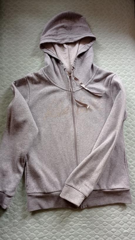 Šedá mikina reebok, reebok,m
