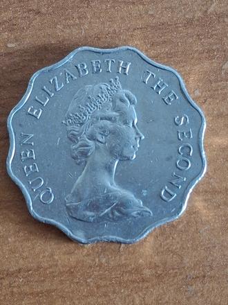 Minca 2 doláre 1982 hong kong,