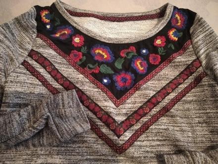 Mikina  v boho style, s