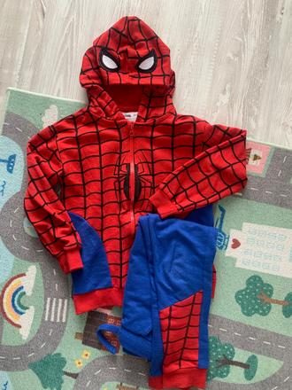 Bavlnena suprava kostým spiderman, 