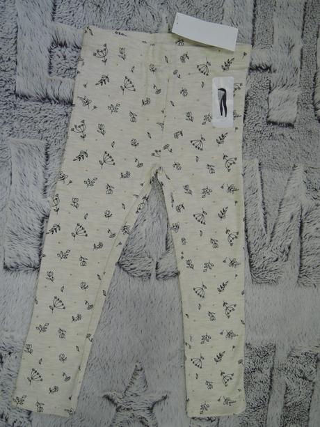 Bavlnené legíny s milou potlačou, 110