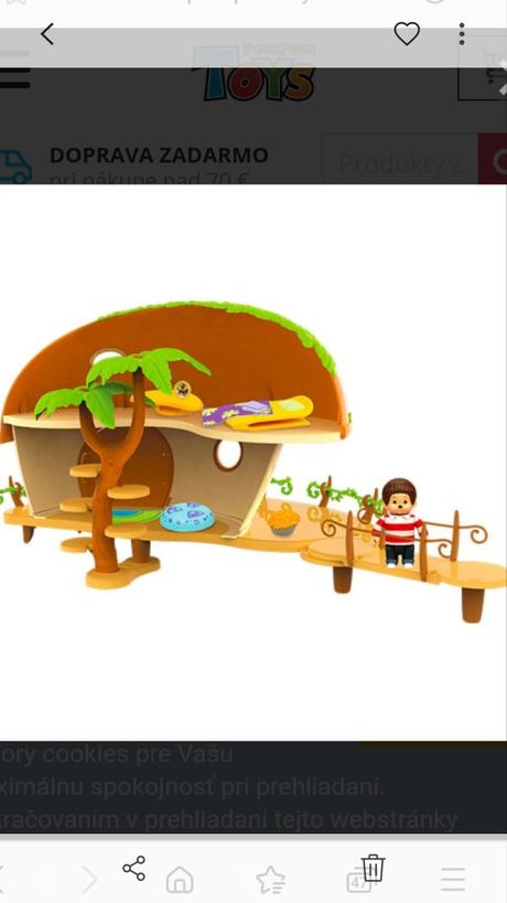 Monchichi domček nadherny,