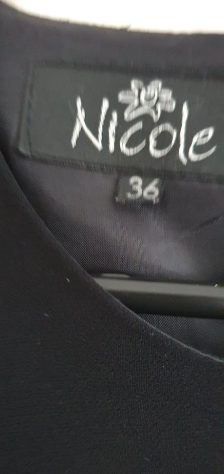 Kokteilové šaty čierne, 36