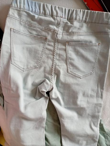 Elastické capri rifle s vačkami s/m, m