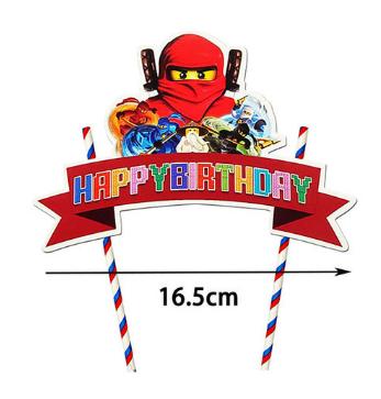 Tortový zápich lego ninjago - skladom, tz-178, 